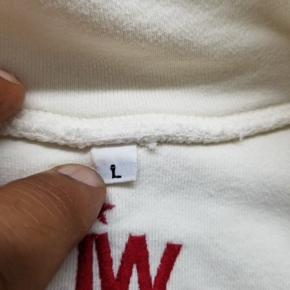 Johnny Was Jacket Womens Large White Tan Pockets Zip‎ Mock Neck Embroidered - Picture 14 of 16